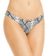 Aqua Swim 285499 Women Snake Print Bikini Bottoms Swimwear, Size Medium