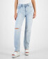 Women's High-Rise Straight-Leg Jeans, Created for Macy's