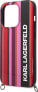 Фото #5 товара Karl Lagerfeld Etui Karl Lagerfeld KLHCP14LSTSTP Apple iPhone 14 Pro hardcase różowy/pink Color Stripes Strap