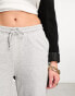 Stradivarius wide leg jogger in grey