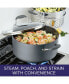 Фото #3 товара Advanced Home Hard-Anodized Nonstick 8.5 Qt. Wide Stockpot with Multi-Function Insert