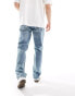 Scalpers – Jeans mit normalem Schnitt in Hellblau