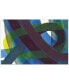 "Pigment Play I" Frameless Free Floating Tempered Glass Panel Graphic Wall Art, 48" x 32" x 0.2"