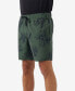 ფოტო #3 პროდუქტის Men's Stockton 18" Print Elastic Waist Hybrid Shorts