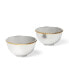 Фото #1 товара Roseland Metal Nut Bowl, Set of 2