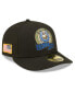 Фото #1 товара Men's Black Indianapolis Colts 2022 Salute To Service Low Profile 59FIFTY Fitted Hat