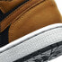Кроссовки Nike Air Jordan 1 Mid Desert Ochre (Коричневый, Черный)
