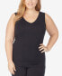 Фото #7 товара Plus Size Softwear with Stretch Reversible Tank Top