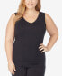 ფოტო #7 პროდუქტის Plus Size Softwear with Stretch Reversible Tank Top