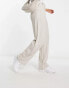 Weekday Lilah linen mix trousers in stone