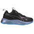 Фото #1 товара Puma RsCurve Light Sense Lace Up Womens Black, Blue, Purple Sneakers Casual Sho