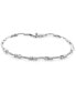 ფოტო #1 პროდუქტის Diamond Link Bracelet (1/10 ct. t.w.) in Sterling Silver