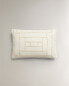 Фото #1 товара Cushion cover with geometric detail