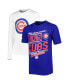 Фото #1 товара Футболка для малышей Stitches Комплект футболок Royal, White Chicago Cubs.