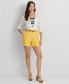 Women's Pleated High-Rise Shorts