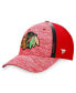 Фото #1 товара Men's Red Chicago Blackhawks Defender Flex Hat