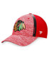 Men's Red Chicago Blackhawks Defender Flex Hat Красный, S/M - фото #1