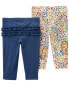 Фото #6 товара Baby 2-Pack Pull-On Pants 3M