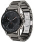 Men's Swiss Chronograph Museum Sport Gray PVD Bracelet Watch 43mm