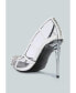 ფოტო #3 პროდუქტის diamante clear stiletto heel pumps