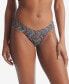 ფოტო #1 პროდუქტის Printed Signature Lace Low Rise Thong Underwear