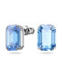 ფოტო #1 პროდუქტის Millenia Octagon Cut Crystals Stud Earrings