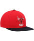 ფოტო #5 პროდუქტის Men's Red and Black Chicago Bulls Hardwood Classics Team Two-Tone 2.0 Snapback Hat