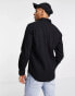 Levi's barstow denim shirt in black with pockets