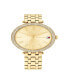 ფოტო #1 პროდუქტის Women's Quartz Gold-Tone Stainless Steel Watch 34mm