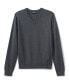 ფოტო #1 პროდუქტის Men's School Uniform Cotton Modal Fine Gauge V-neck Sweater