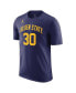 Фото #2 товара Men's Stephen Curry Navy Golden State Warriors 2022/23 Statement Edition Name and Number T-shirt