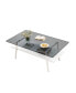 Фото #6 товара Modern Gray Glass Coffee Table