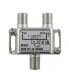 Фото #1 товара WISI 75112 - Cable splitter - Silver - A - F - 47.5 mm - 25.5 mm