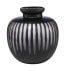 Vase Black Carved