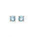 Фото #1 товара Delicate gold-plated stud earrings with blue topaz PO/SE10230D