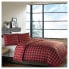 Фото #1 товара Mountain Plaid Duvet Cover And Sham Set (Full/Queen) Red - Eddie Bauer
