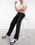 ASOS DESIGN smart straight leg trousers with micro texture in navy