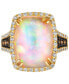 Neopolitan Opal (5-1/2 ct. t.w.) & Diamond (3/4 ct. t.w.) Statement Ring in 14k Gold