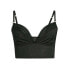 Фото #5 товара Sofia Intimates by Sofia Vergara Bralette Women's XS Black Nylon Longline Lace