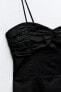 Фото #11 товара Платье миди из смесового льна ZARA