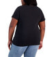 Фото #2 товара Air Waves Trendy Plus Size Melanin Graphic T-Shirt