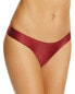 ViX 262340 Women's Low-Rise Solid Bikini Bottom Swimwear Burgundy Size Medium