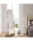 Фото #3 товара Floor Standing Mirror, Wall Mirror With Stand Aluminum Alloy Thin Frame, 21"X64",Black