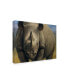 Фото #2 товара Dan Craig Rhinos Portrait Canvas Art - 19.5" x 26"