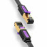 FTP Category 7 Rigid Network Cable Vention ICABF Black 1 m