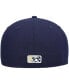 Фото #5 товара Men's Navy Harrisburg Senators Authentic Collection Road 59FIFTY Fitted Hat