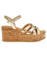 Фото #8 товара Women's Vinette Platform Wedge Sandals