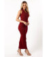 ფოტო #2 პროდუქტის Women's Renee High Neck Midi Dress