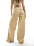 Tommy Jeans claire high rise wide cargo pant in sand tawny sand, W33 L30 - фото #3