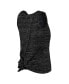 ფოტო #4 პროდუქტის Women's Black Las Vegas Raiders Space Dye Tie-Back Tank Top